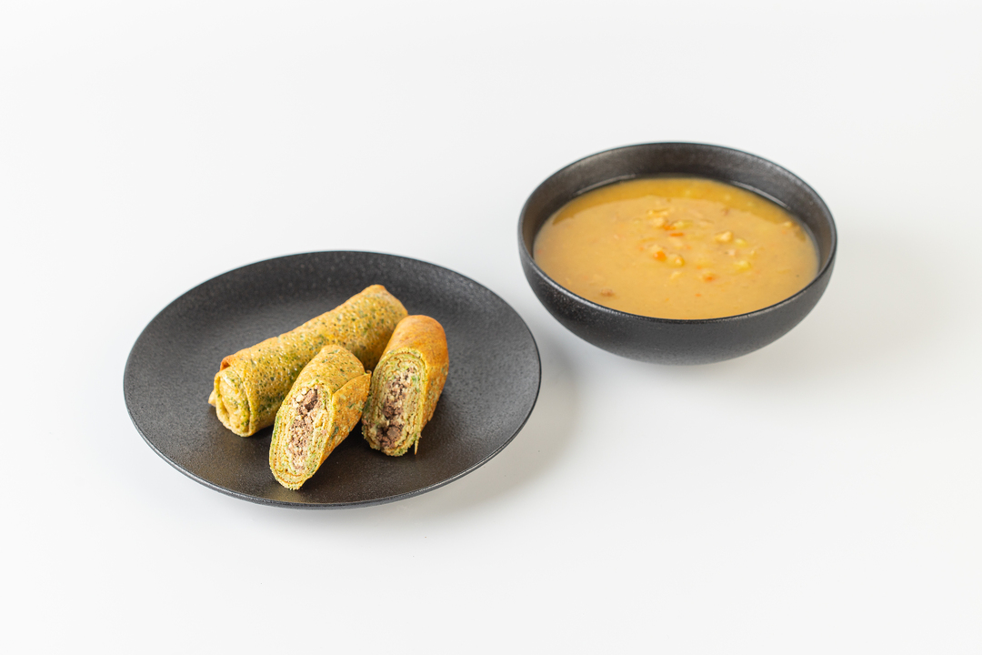 

Набор Вкусвилл: Суп гороховый с копченостями, + блины с печенью