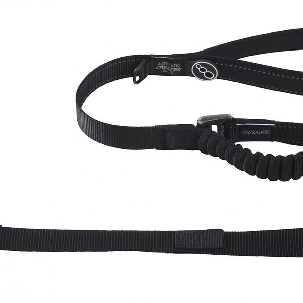 Поводок Rogz 2 в 1 с системой антирывок, короткий, размер XL, чёрный