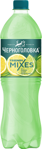 Лимонад Черноголовка Лимон-лайм-лемонграсс 1 л