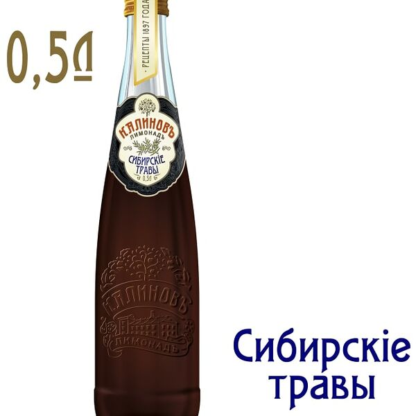 Напиток Калиновъ Лимонадъ Сибирские травы 500мл