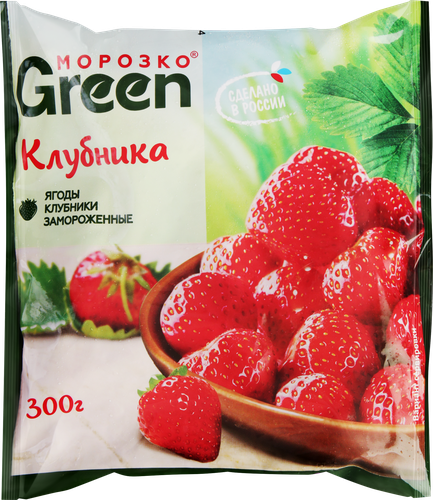 

Клубника Морозко Green замороженная 300 г