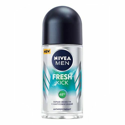  Дезодорант-антиперспирант Nivea Men Fresh Kick с кактусовой водой шариковый