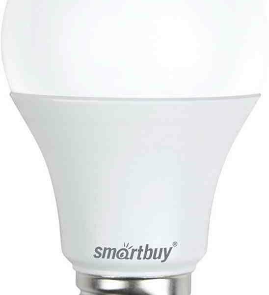 Лампа светодиодная SmartBuy Е27 3000К теплый свет, груша, 13 Вт