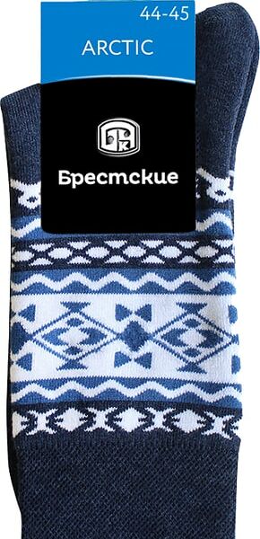 Носки мужские Брестские Arctic синий меланж Размер 44-45
