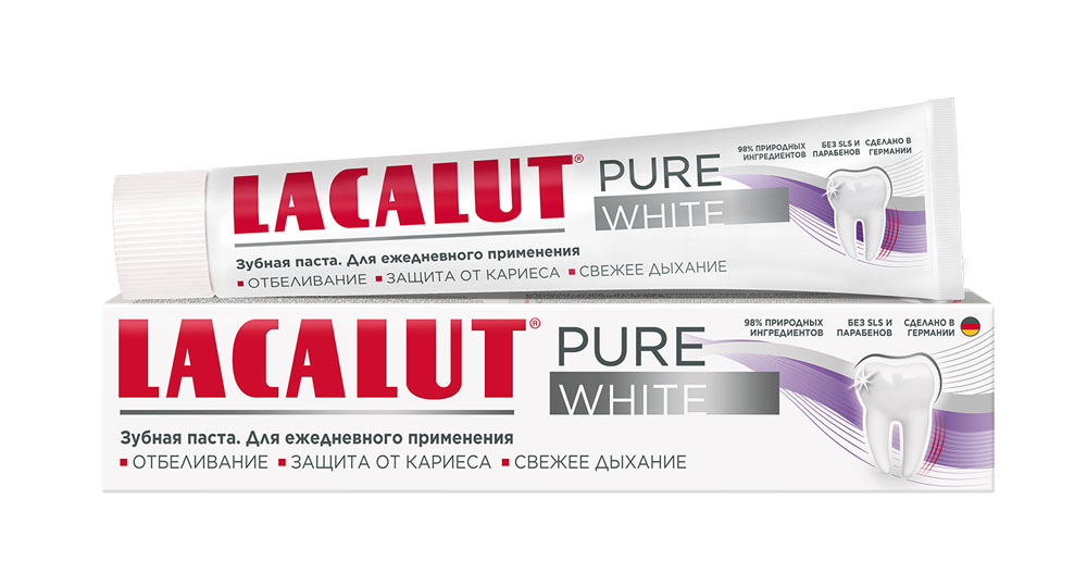 

Зубная паста Lacalut Pure white 75 мл