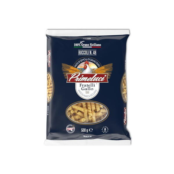 Макаронные изделия Buccoli № 48 Buccoli грА тв сорт пшеницы 500г Primeluci