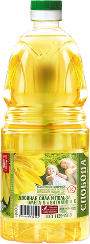 

Масло подсолнечное Слобода рафинированное 1.8 л