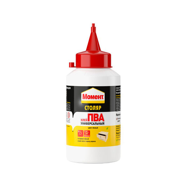 Клей Момент водно-дисперсионный Столяр ПВА Универсальный 250 г 1960505