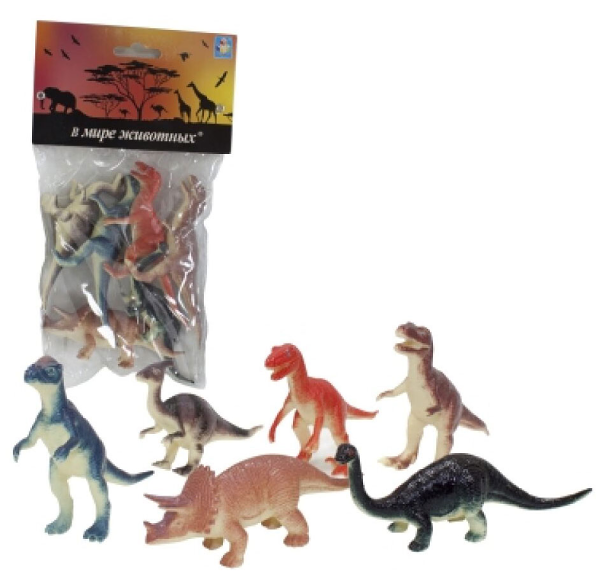 Набор фигурок 1Toy динозавры, 6 шт