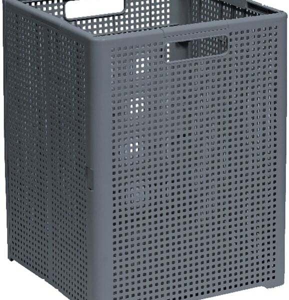 Корзина Violet складная Лофт 50л серый