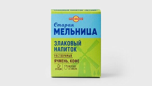 Напиток злаковый растворимый, ячмень и кофе 100г