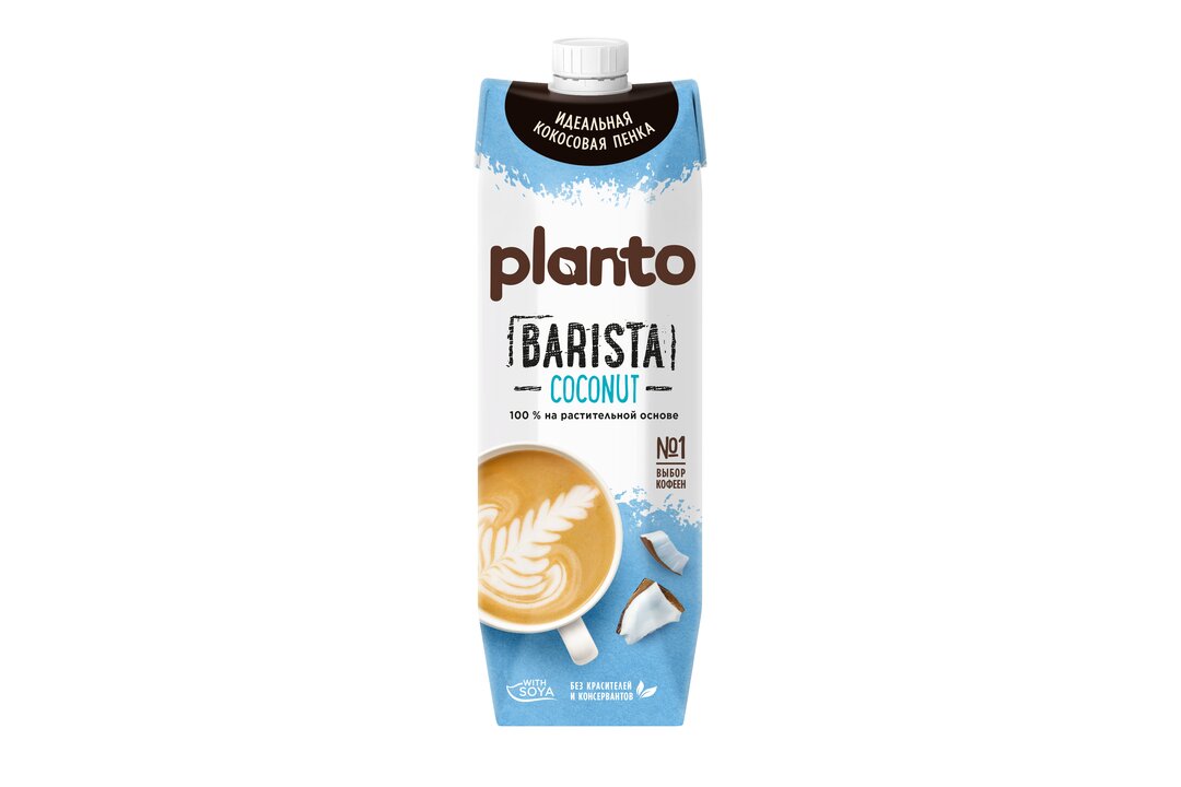 

Напиток кокосовый Planto Barista с соей 1 л