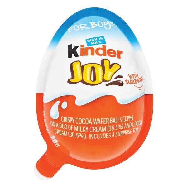Десерт с игрушкой Kinder Joy шоколад