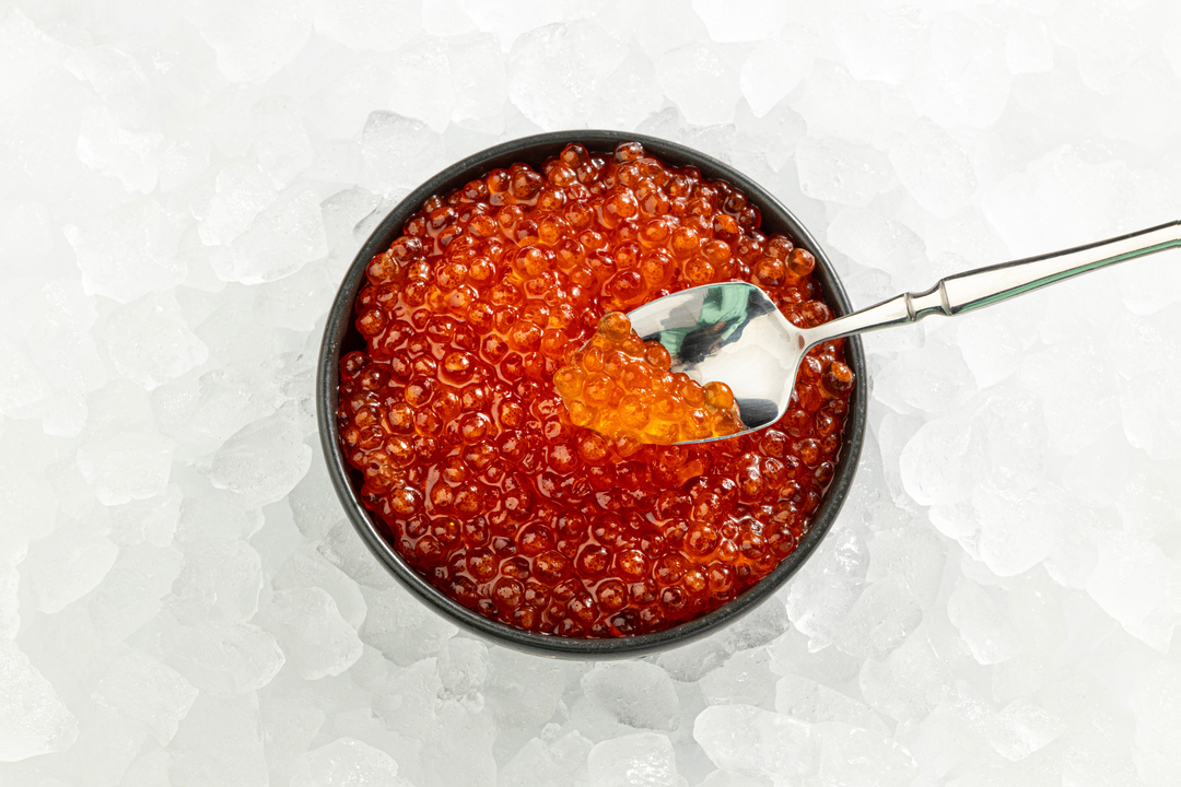 

Икра горбуши лососевая из заморозженного сырья охлажденная, вес