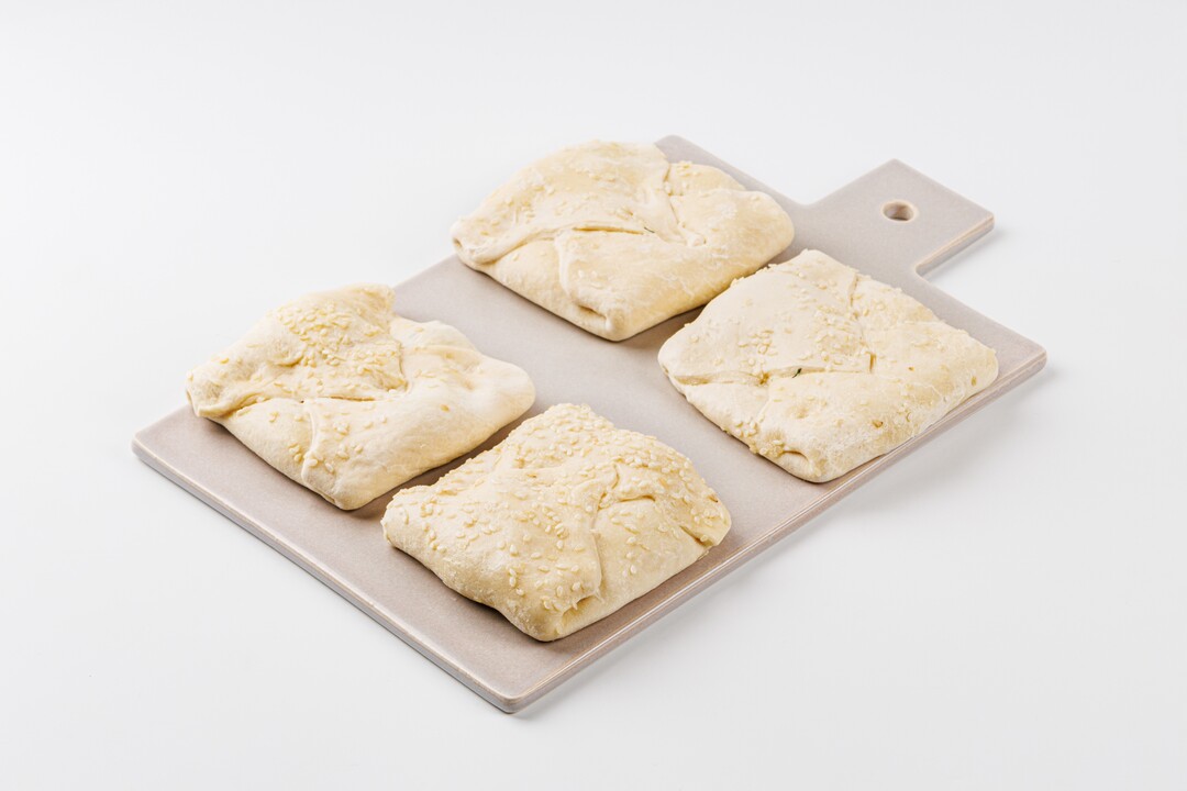 

Слойки с сыром и шпинатом, заморозка Продукт замороженный