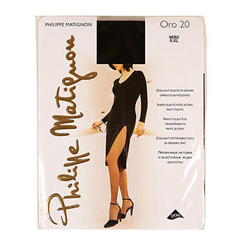 Колготки Philippe Matignon Oro 20 den, размер 5 nero