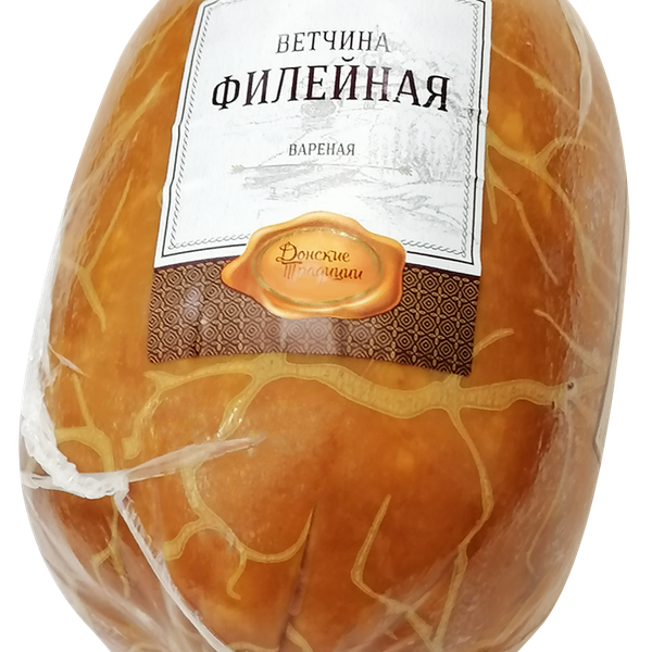 Ветчина ДОНСКИЕ ТРАДИЦИИ Филейная в/у вес 