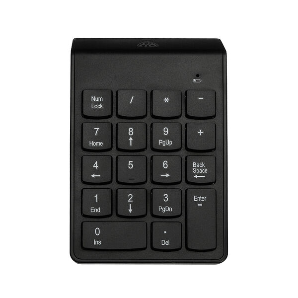 By клавиатура нумпад беспроводная, 2.4ghz, 18 клавиш, 1xааа, чёрная