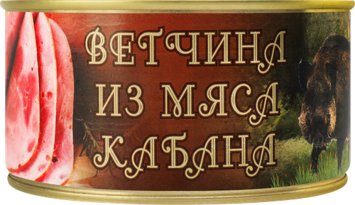 

Ветчина Деликатес Дичь из мяса кабана 325 г