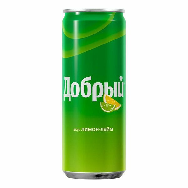 Напиток Добрый со вкусом Лимон-Лайм газированный 250мл