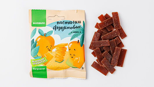 Пастилки Живые фрукты Манго 35г