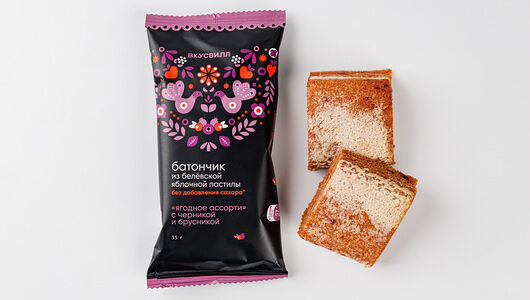 Батончик из белевской пастилы 