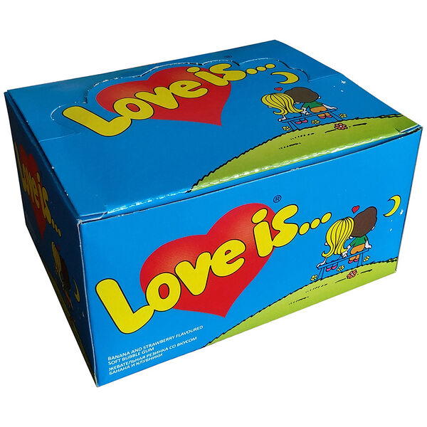 Жевательная резинка Love is Клубника Банан 