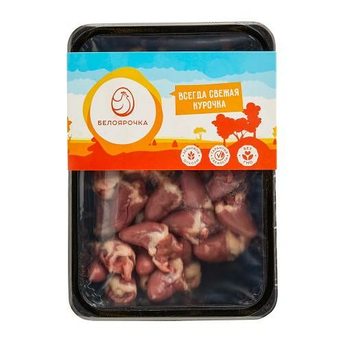 Сердце цыпленка-бройлера Белоярочка замороженное весовое