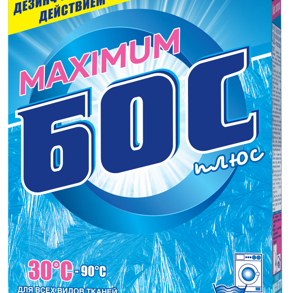 Отбеливатель Бос плюс maximum для всех видов тканей