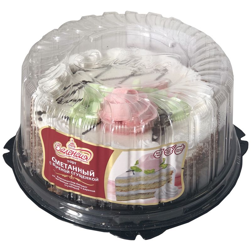 

Торт Валенсия Сметанный с вареной сгущенкой 700 г