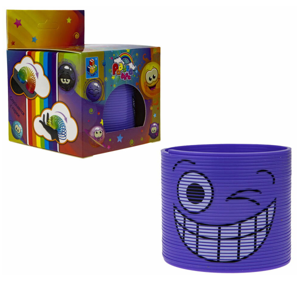 Игрушка-пружинка 1Toy Радуга-Дуга Эмоции, 7,5х7,5 см