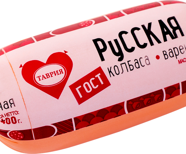 Колбаса вареная Таврия Русская ГОСТ