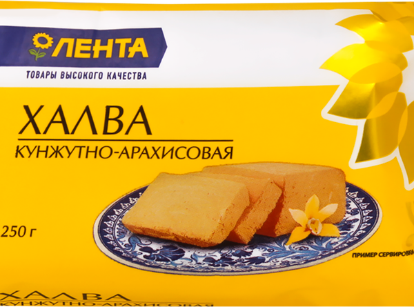 Халва ЛЕНТА Кунжутно-арахисовая