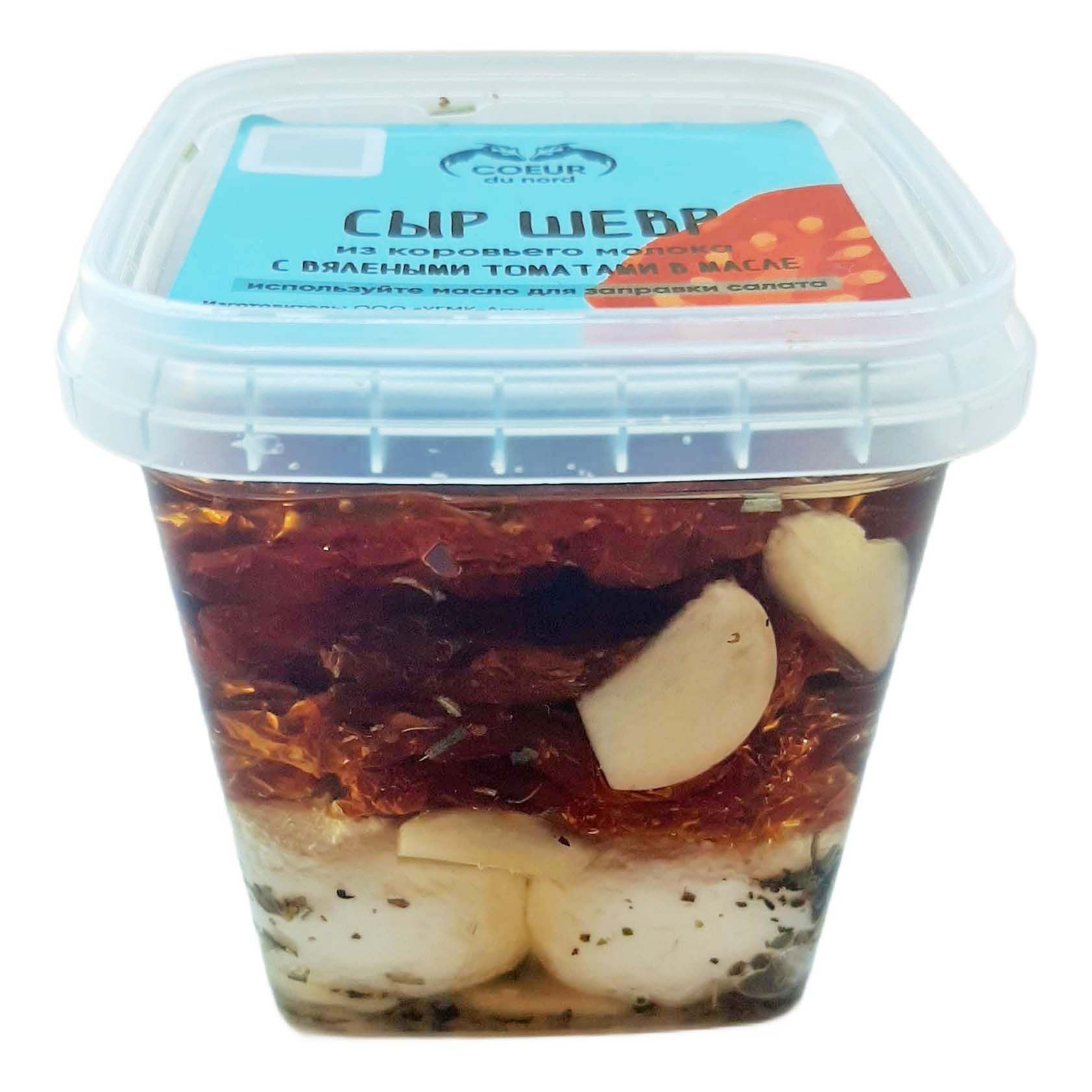 

Сыр Coeur du nord Шевр с вялеными томатами 250 г