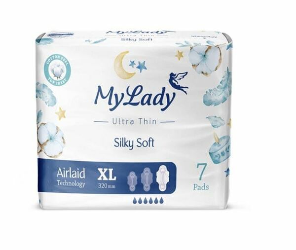 Прокладки My Lady Silky Soft гигиенические ультратонкие XL 7шт