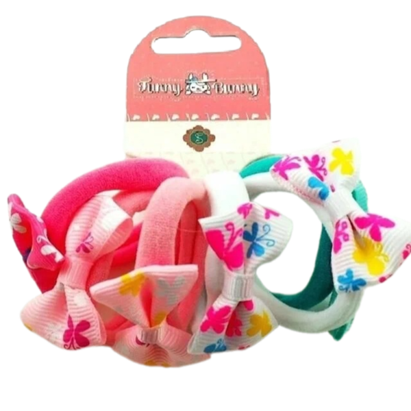 Набор резинок Funny Bunny Print mix для волос XFB1-10, 6шт
