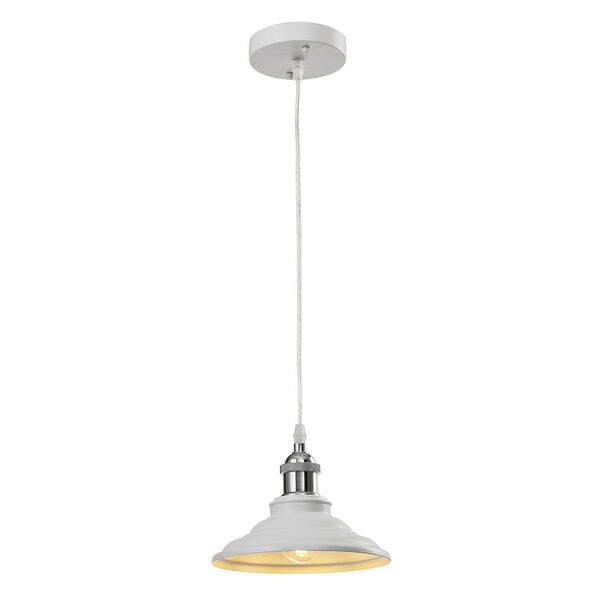 Подвес Cap, 20 см, Е27, 60 Вт, металл, белый