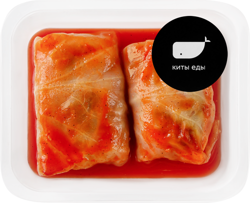 

Голубцы тушеные Киты еды с мясом и рисом 250 г