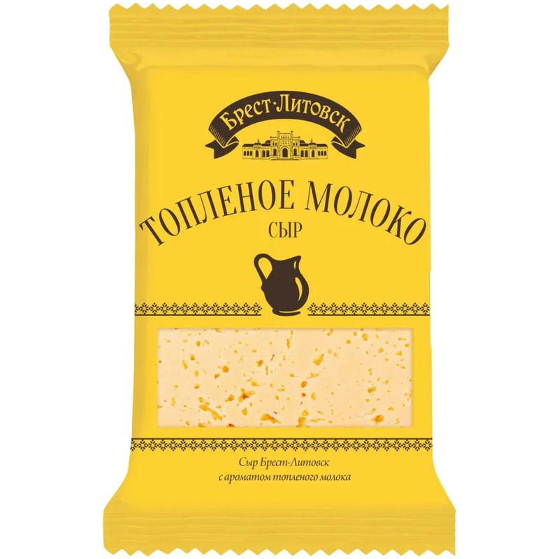 

Сыр Брест-Литовск топленое молоко 45% 200 г