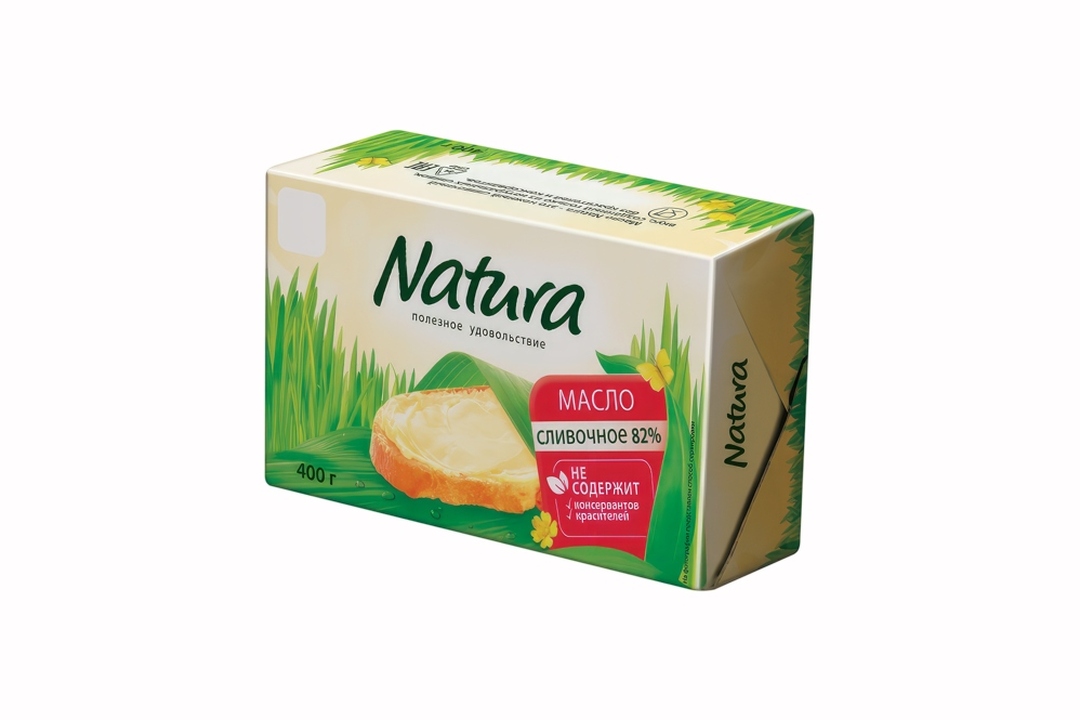 

Масло сливочное Natura 82% несоленое