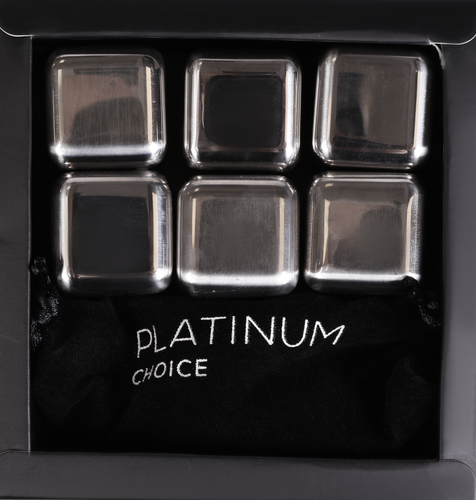 

Набор кубиков для охлаждения напитков PLATINUM CHOICE нержавеющая сталь, Арт. BO-R3, 6шт