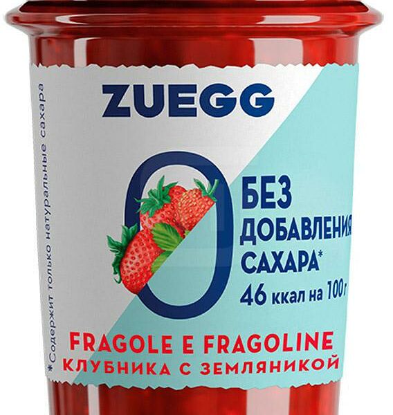 Конфитюр Zuegg клубника и земляника без сахара