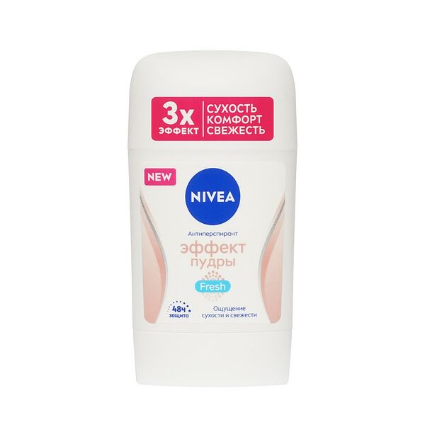Антиперспирант Nivea Эффект пудры Fresh стик, 50 мл