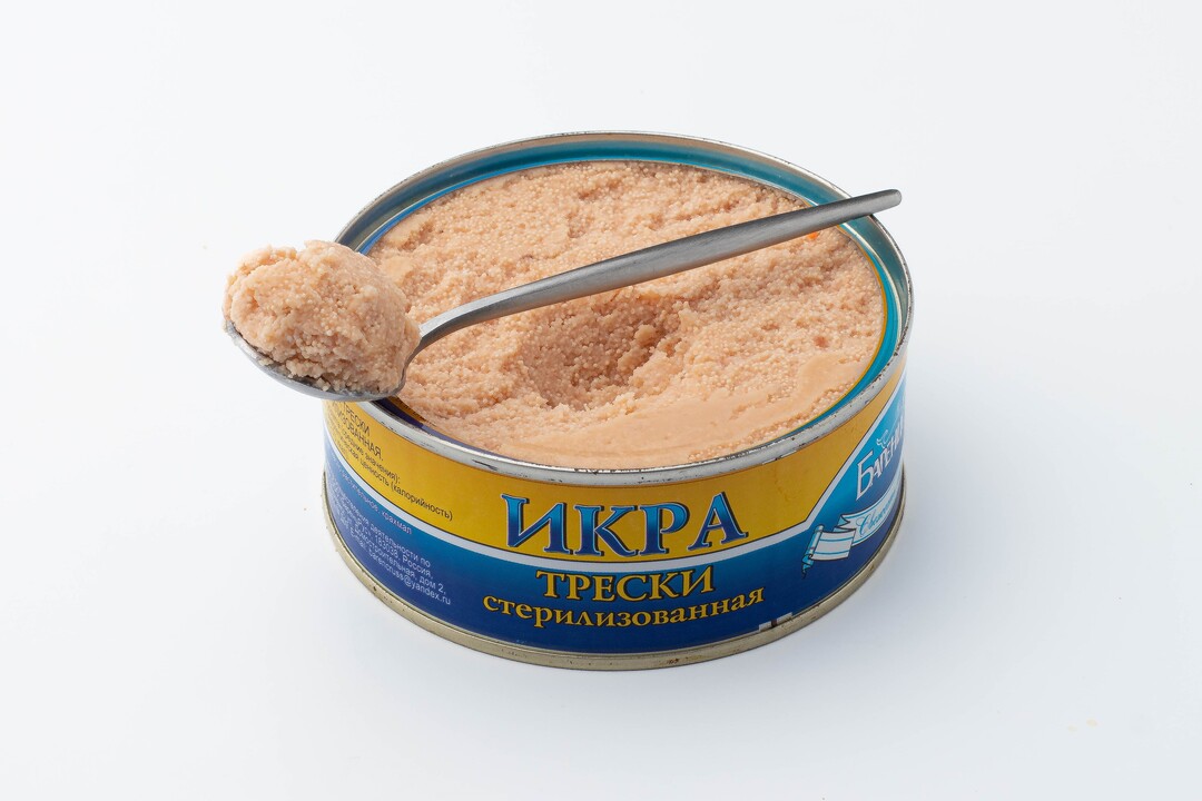 

Икра трески натуральная