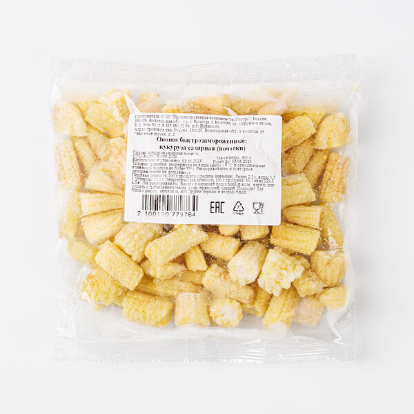 Кукуруза початок мини, замороженная