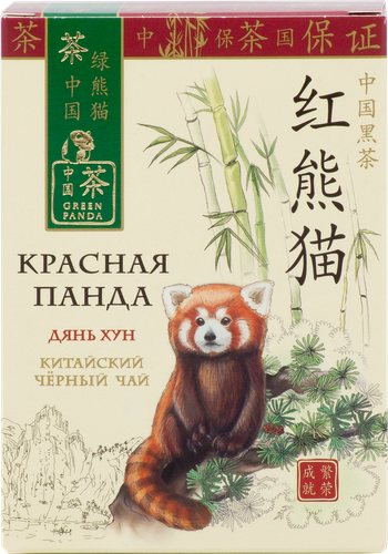 

Чай Green Panda черный крупнолистовой Красная Панда 100 г