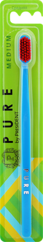 

Зубная щетка President Pure by Medium средней жесткости