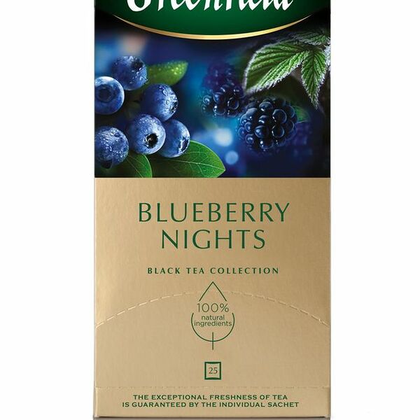 Чай черный Greenfield Blueberry Nights в пакетиках 25х1.5г
