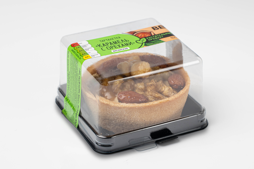 

Тарталетка веганская Вкусвилл карамель с орехами 100 г