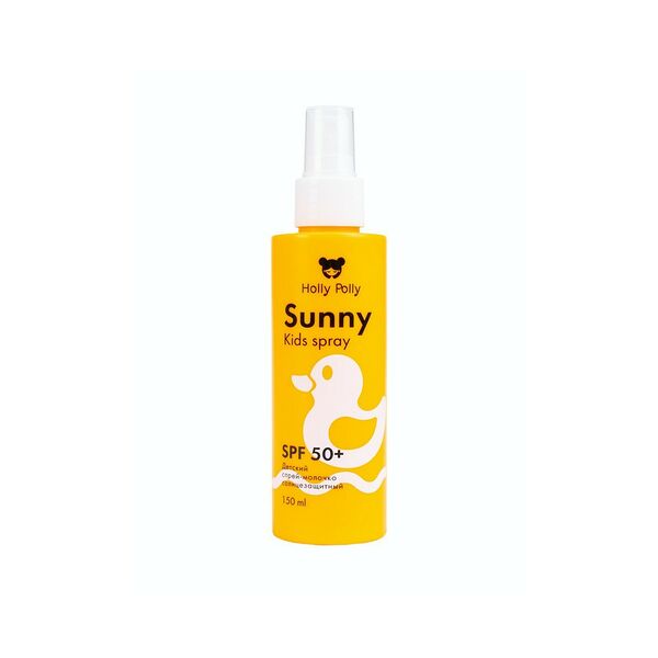 Спрей-Молочко солнцезащитный Детский  Holly Polly Sunny SPF 50+ водостойкий 3+ 150мл